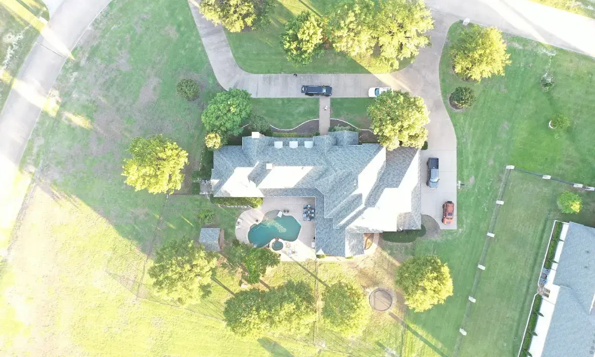 New shingle roof installation on a home in Tyler